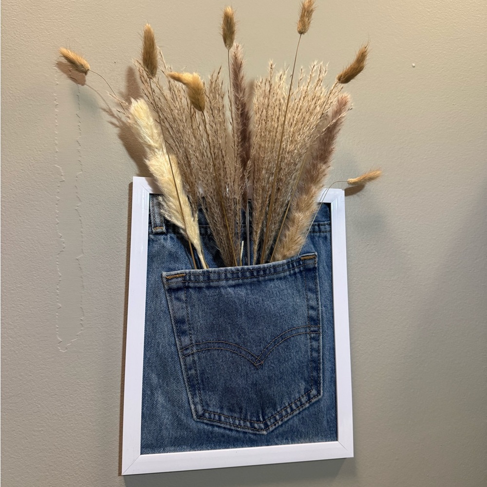 vintage jean wall decor - Picture 8 of 9